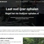 Oud ijzer ophalen