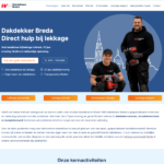 Lekkage plat dak Breda